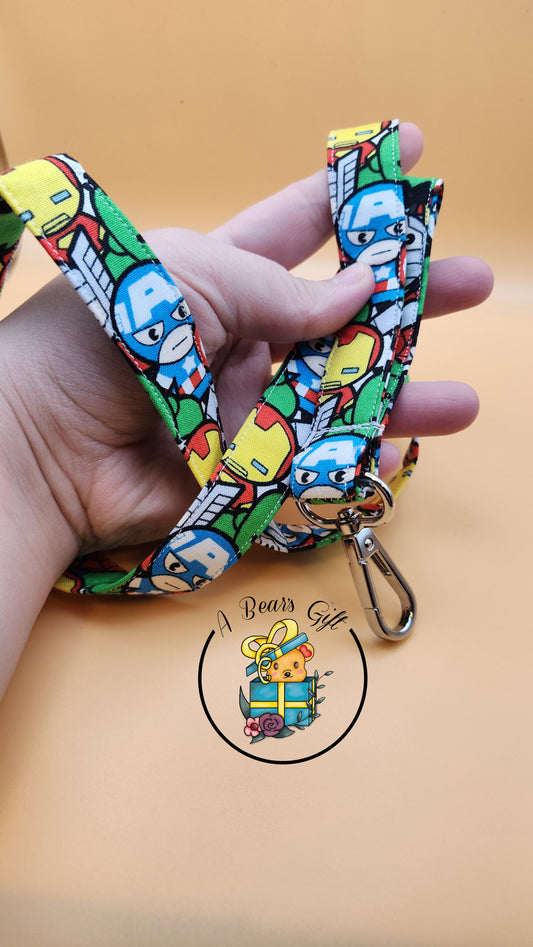 Cotton Fabric Lanyard- C1