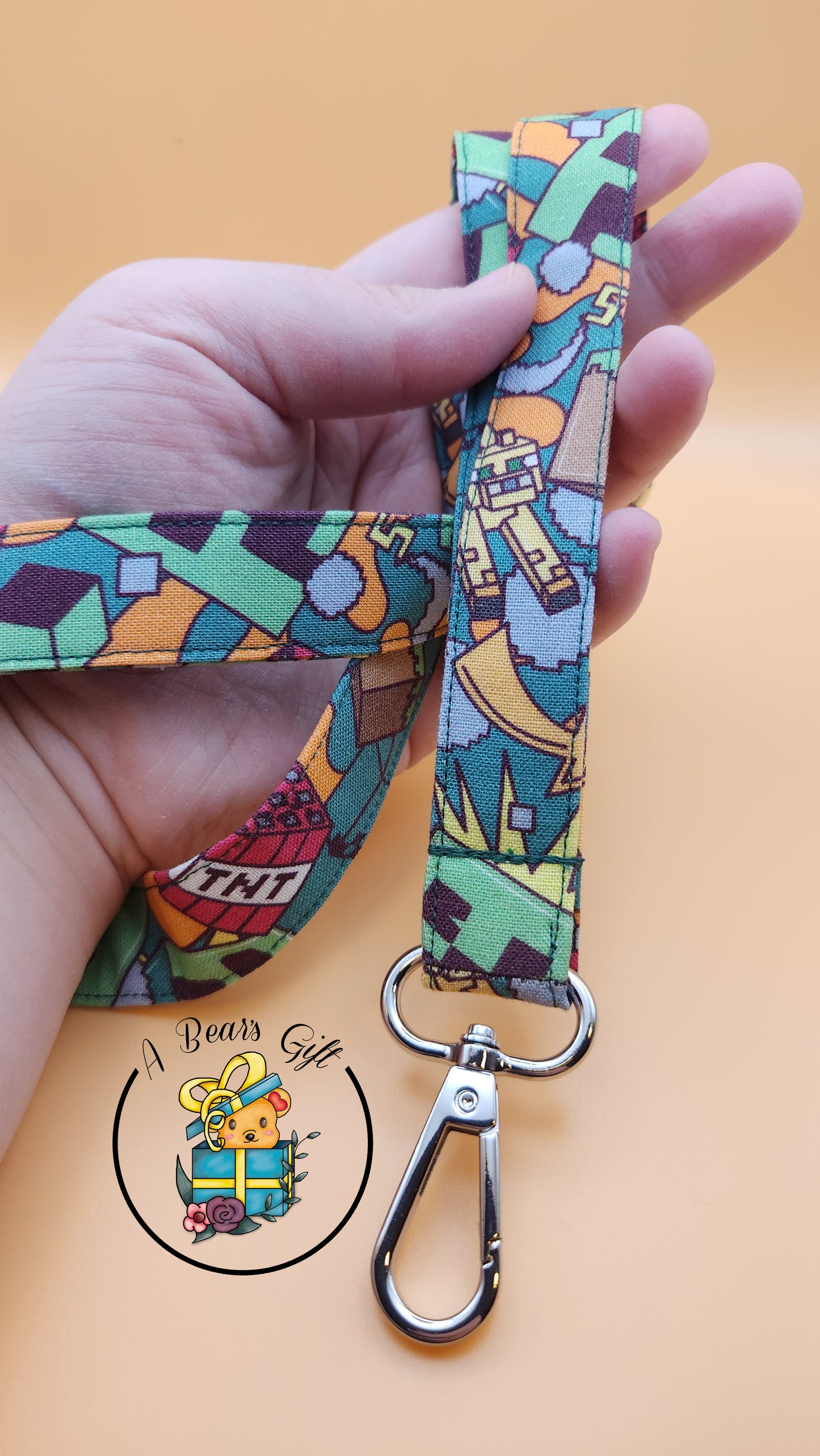 Cotton Fabric Lanyard- C7