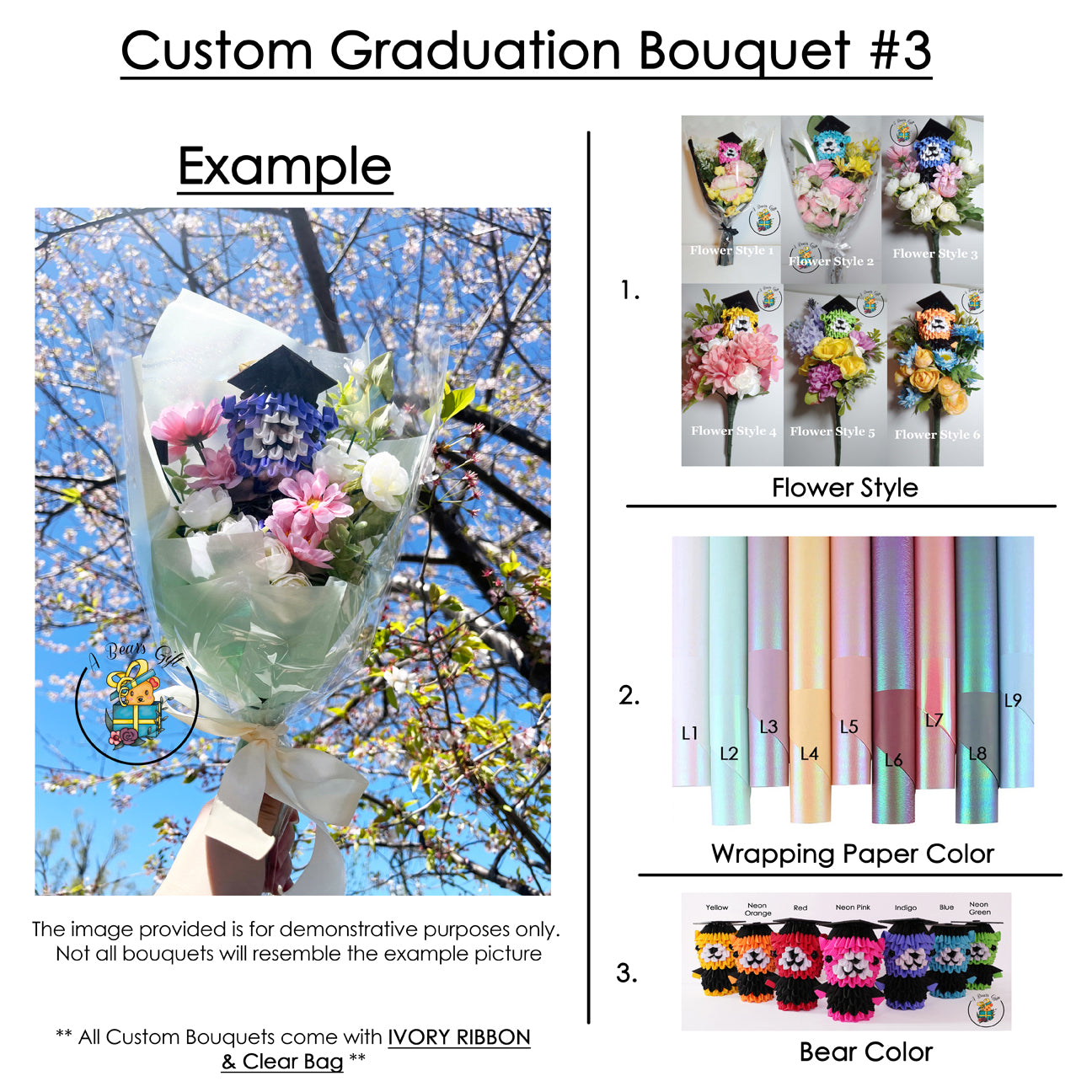 Custom Graduation Bouquet Style #3