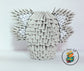 3D Origami Elephant Figure