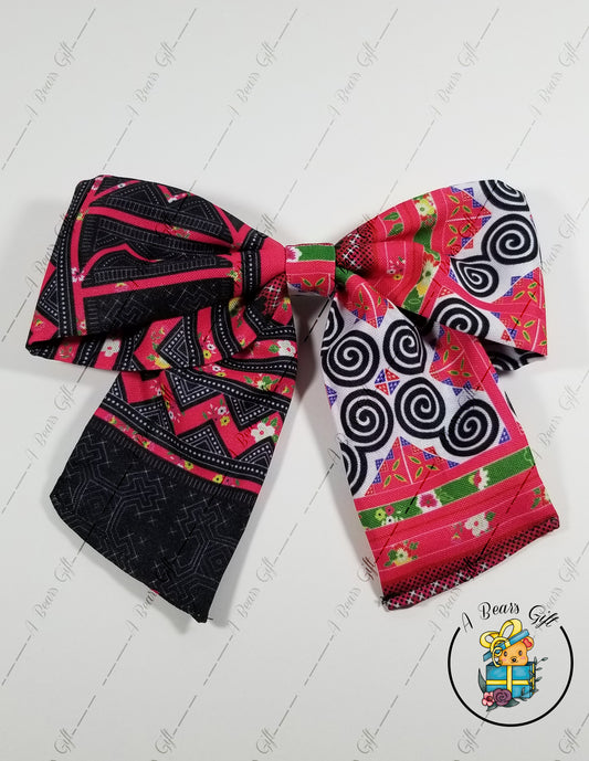 Hmong Pattern Sailor Bow