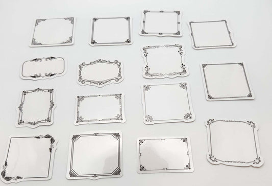 [CLEARANCE] Clear Die Cut Sticker 15PC- Frame