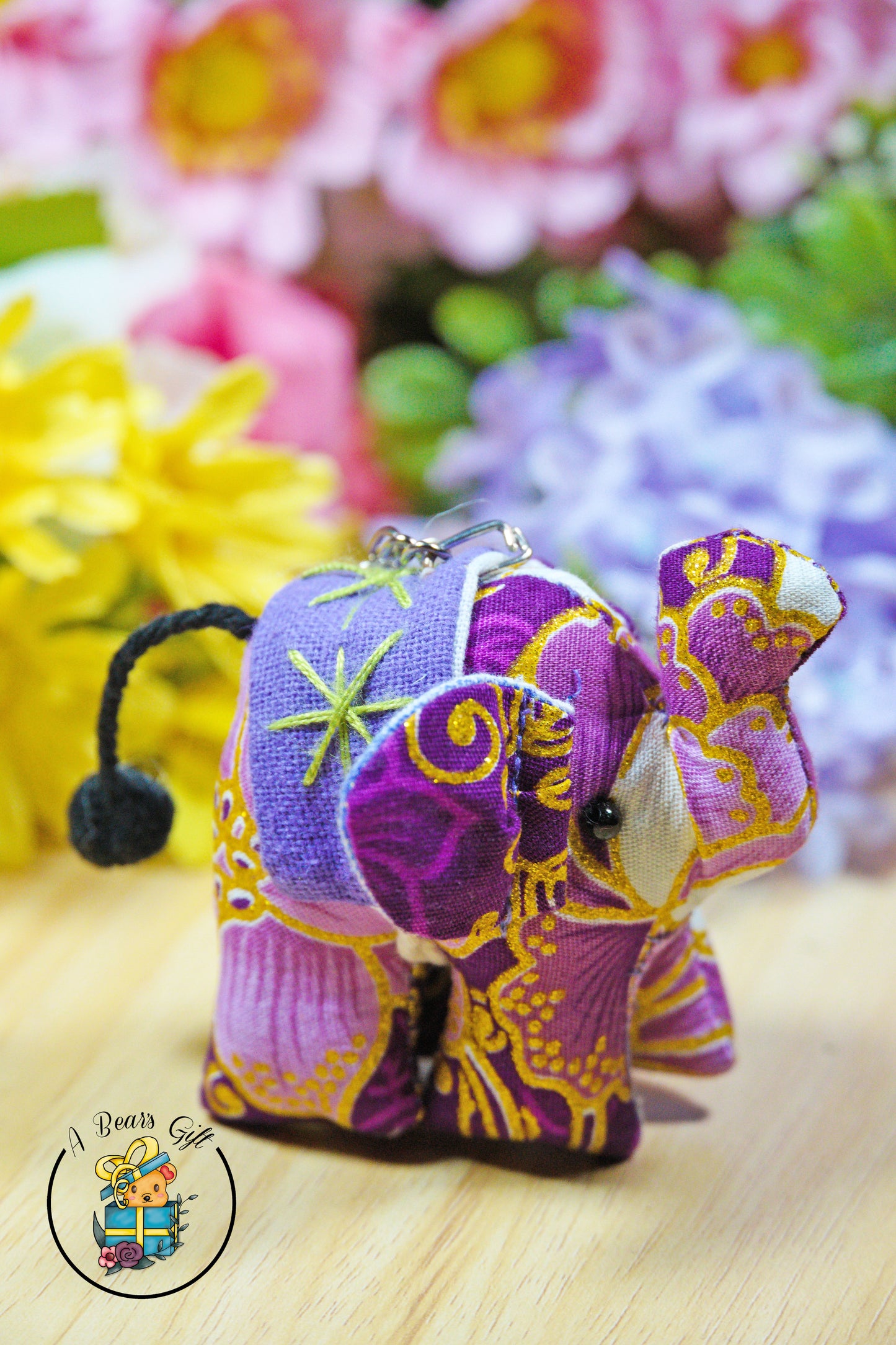 Elephant Plush Keychians (Medium)