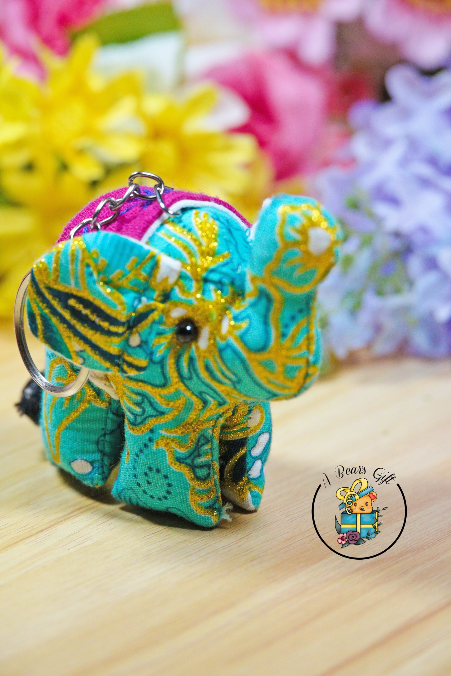 Elephant Plush Keychians (Medium)