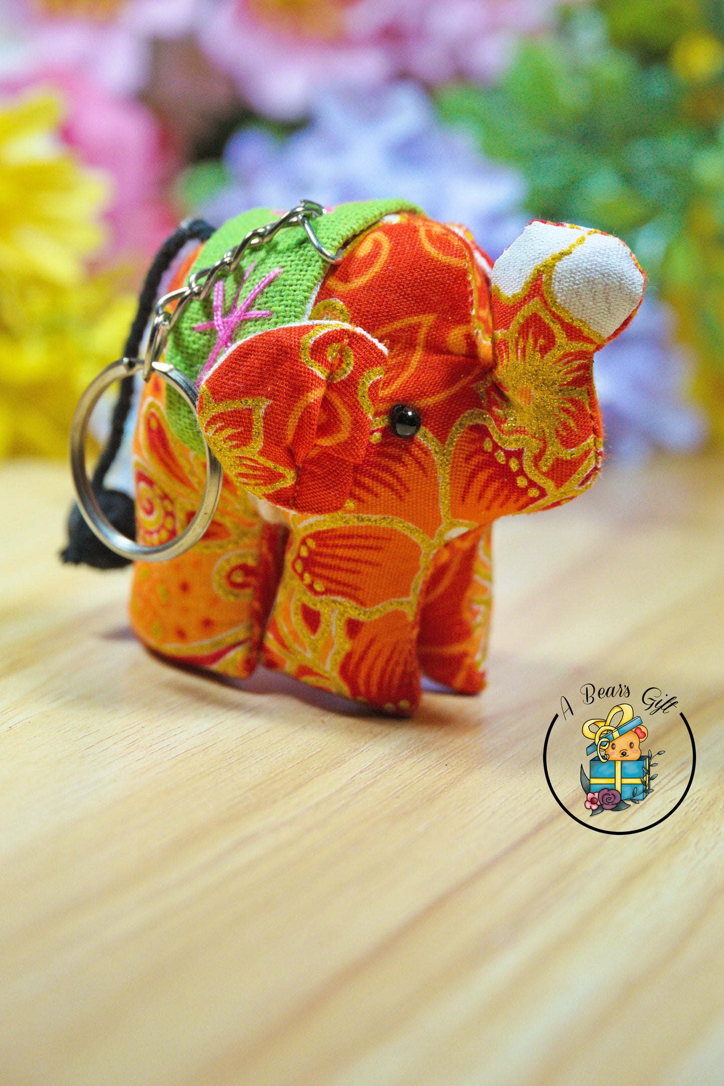 Elephant Plush Keychians (Medium)