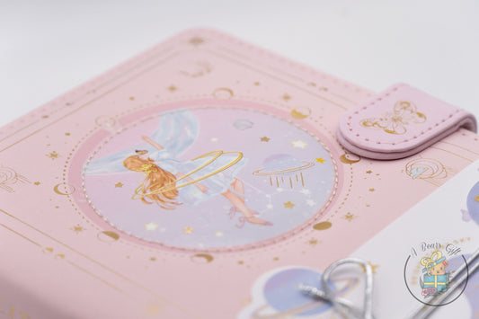 [CLEARANCE] Starlit Sky Story Journal, Fairy Girl Journal - Light Pink