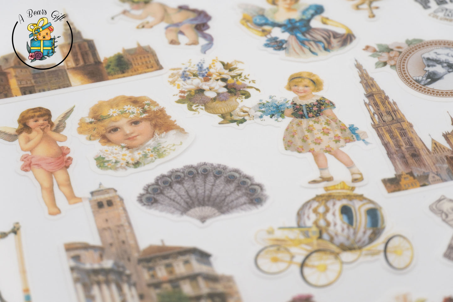 [CLEARANCE] Vintage Stickers, Retro Stickers 60 pc #1