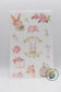 [CLEARANCE] Cute Animal Stickers- Rabbit Stickers, 4 sheets