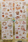 [CLEARANCE] Cute Animal Sticker- Strawberry Hamster Stickers, 4 sheets