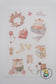 [CLEARANCE] Cute Animal Sticker- Strawberry Hamster Stickers, 4 sheets