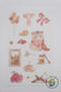 [CLEARANCE] Cute Animal Sticker- Strawberry Hamster Stickers, 4 sheets