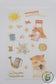 [CLEARANCE] Cute Animal Sticker- Sunflower Hamster Stickers, 4 sheets