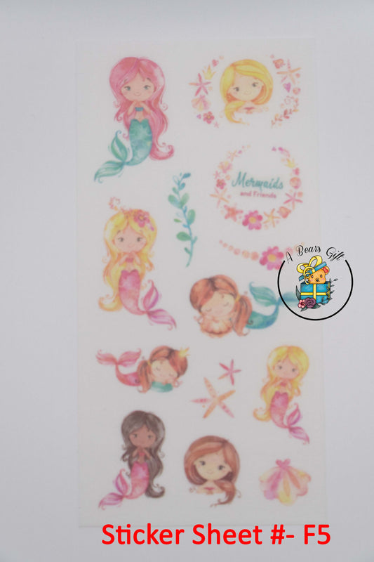 [CLEARANCE] Under the Sea Friends Sticker Sheet - F5