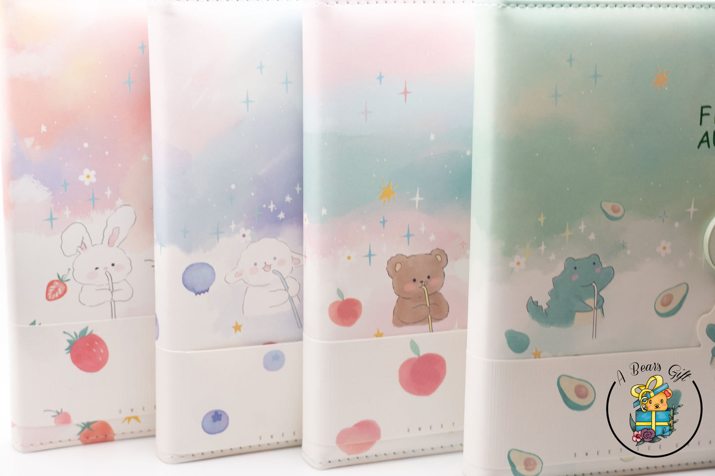 [CLEARANCE] Fruity Au Lait Journal, Fruity World Journal- Peach Bear