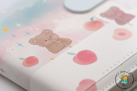 [CLEARANCE] Fruity Au Lait Journal, Fruity World Journal- Peach Bear