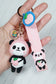 [CLEARANCE] Panda Keychain, Key wristlet