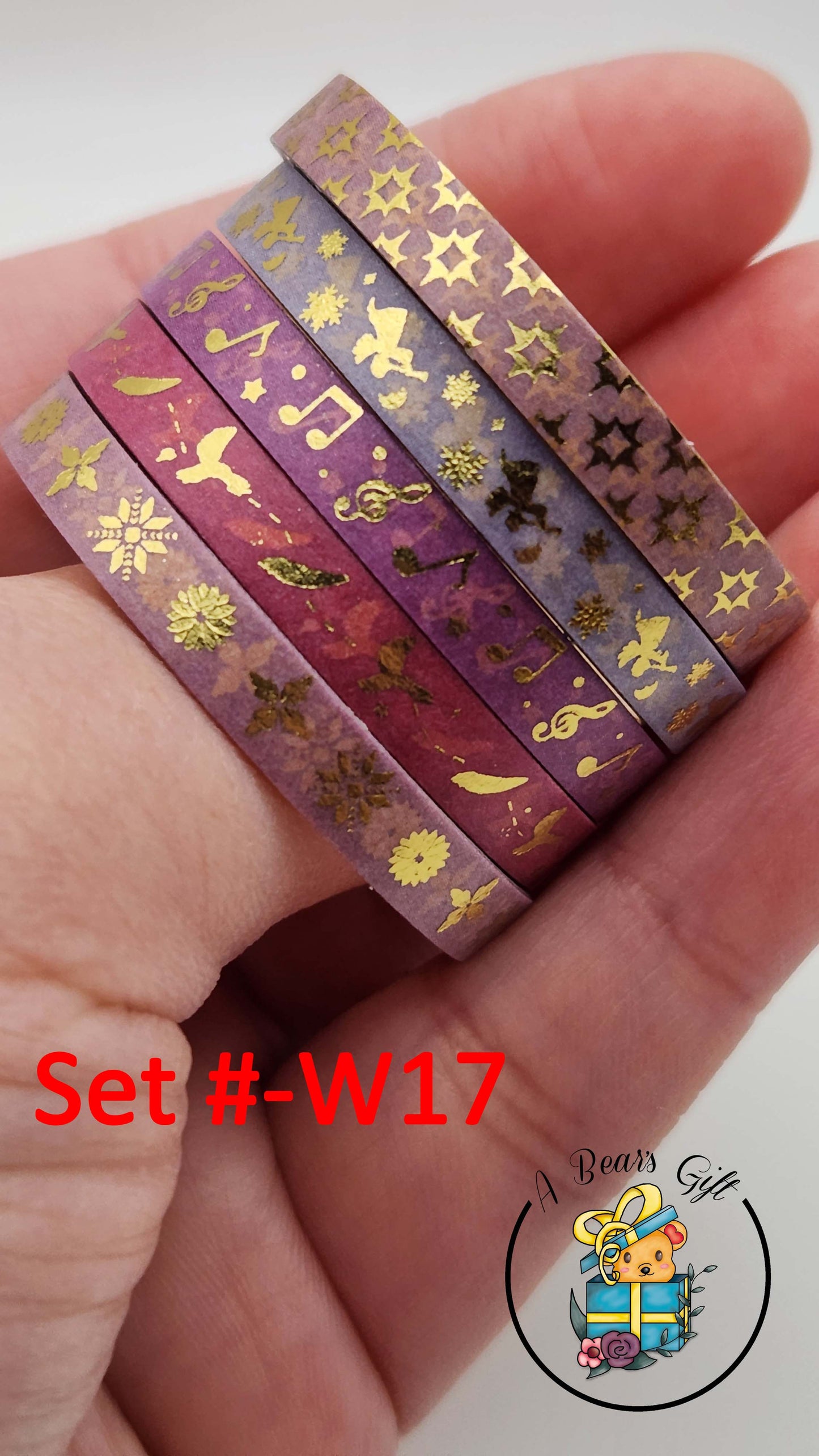 [CLEARANCE] Washi Tape Sets - W17