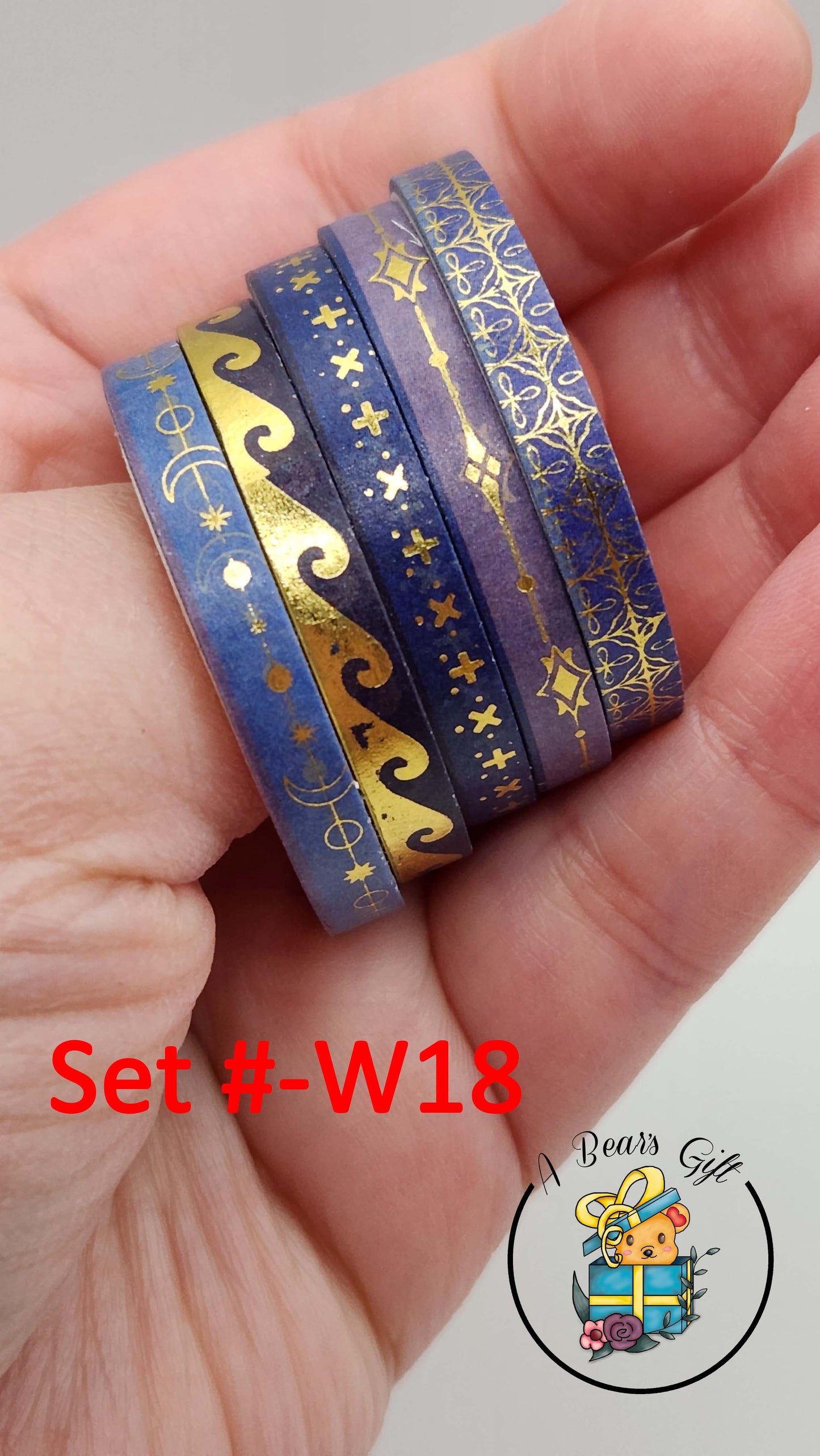 [CLEARANCE] Washi Tape Sets - W18