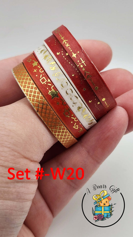 [CLEARANCE] Washi Tape Sets - W20