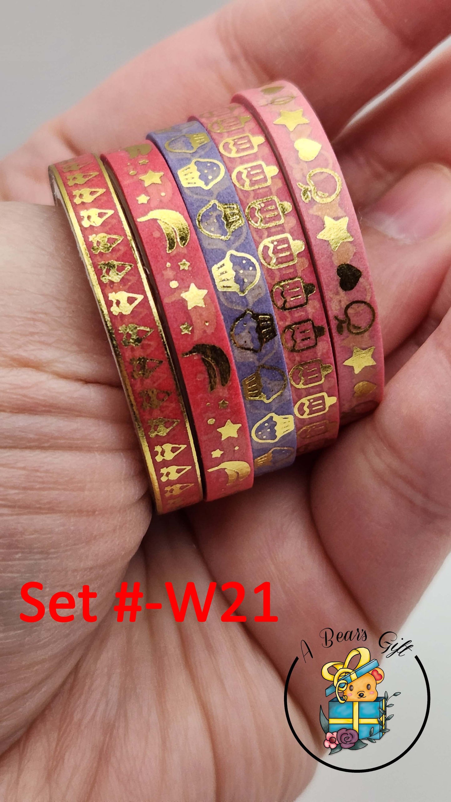 [CLEARANCE] Washi Tape Sets - W21