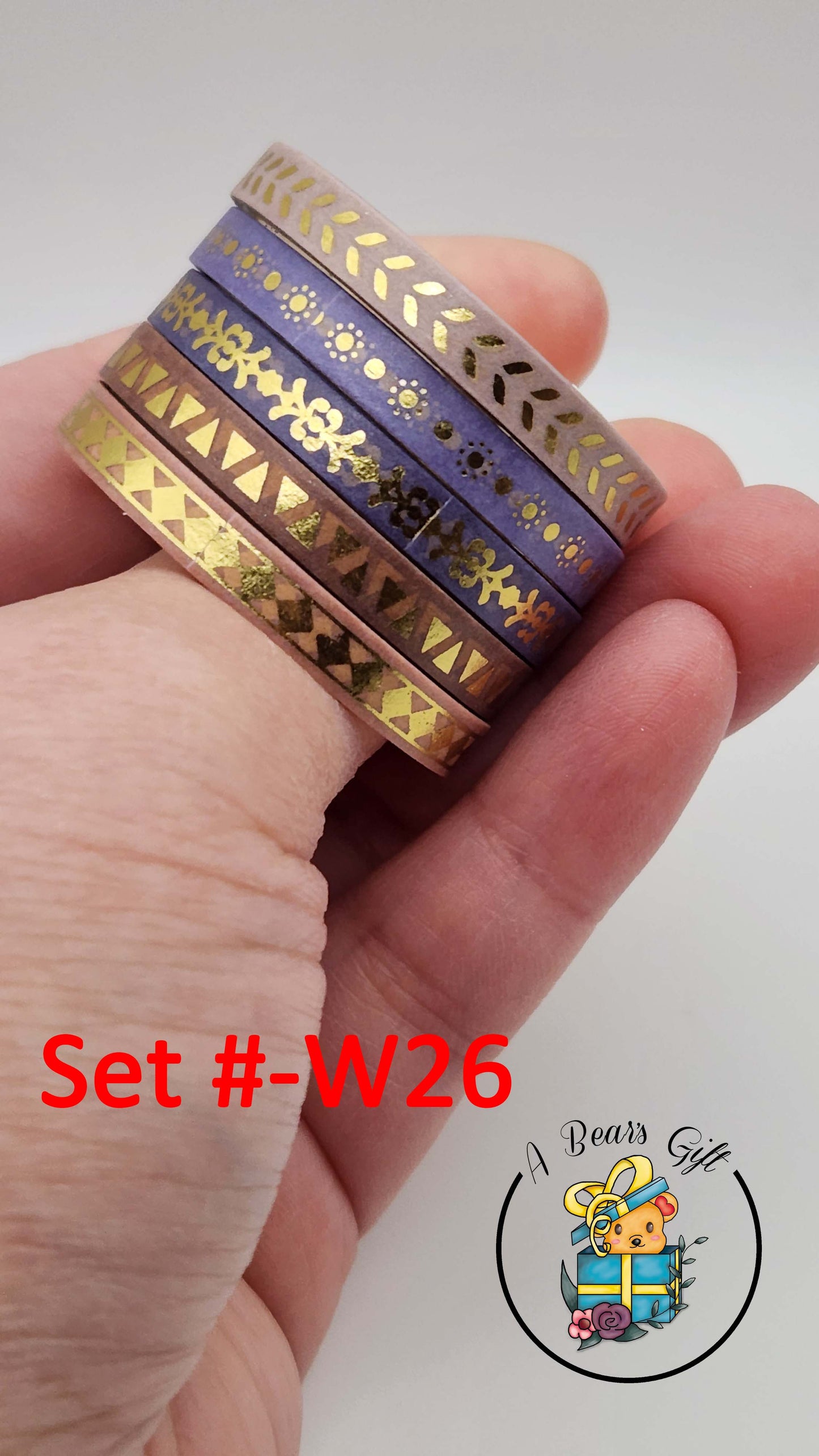 [CLEARANCE] Washi Tape Sets - W26