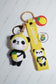 [CLEARANCE] Panda Keychain, Key wristlet